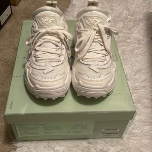 Original off white Sneakers worn once, still has box, dust bag,